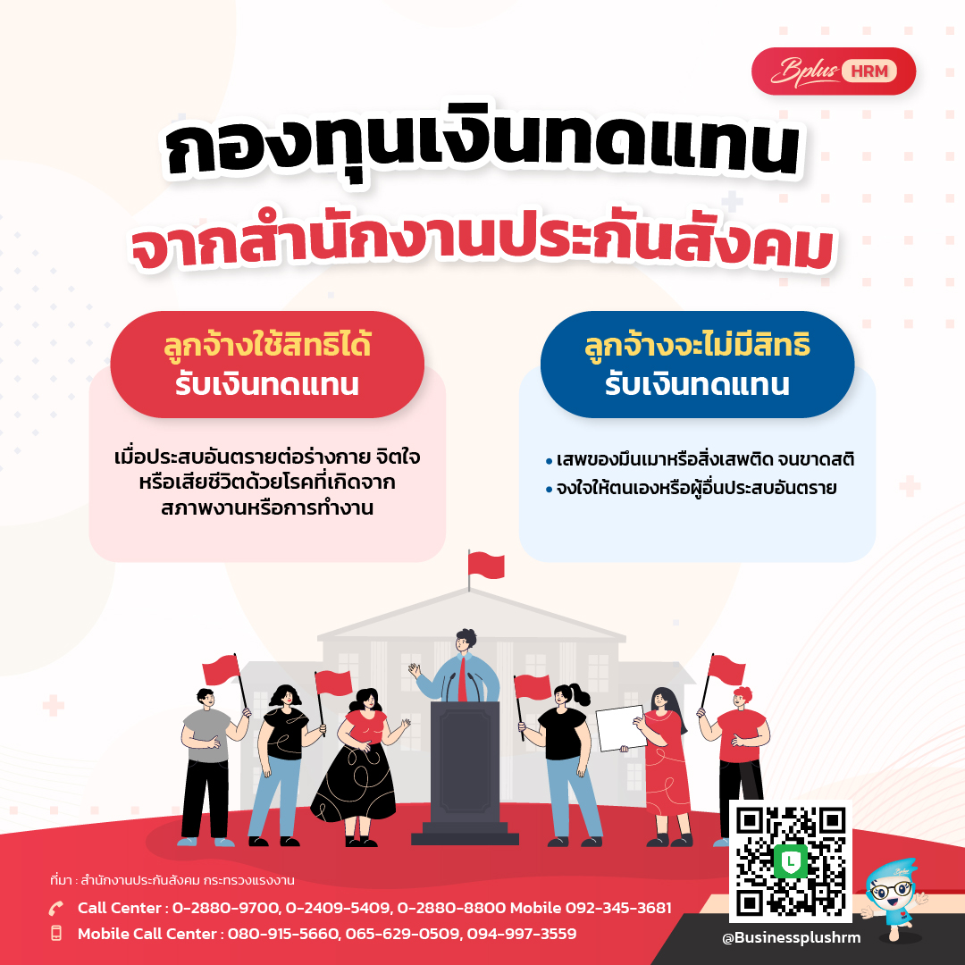กองทุนเงินทดแทนจากสำนักงานประกันสังคม