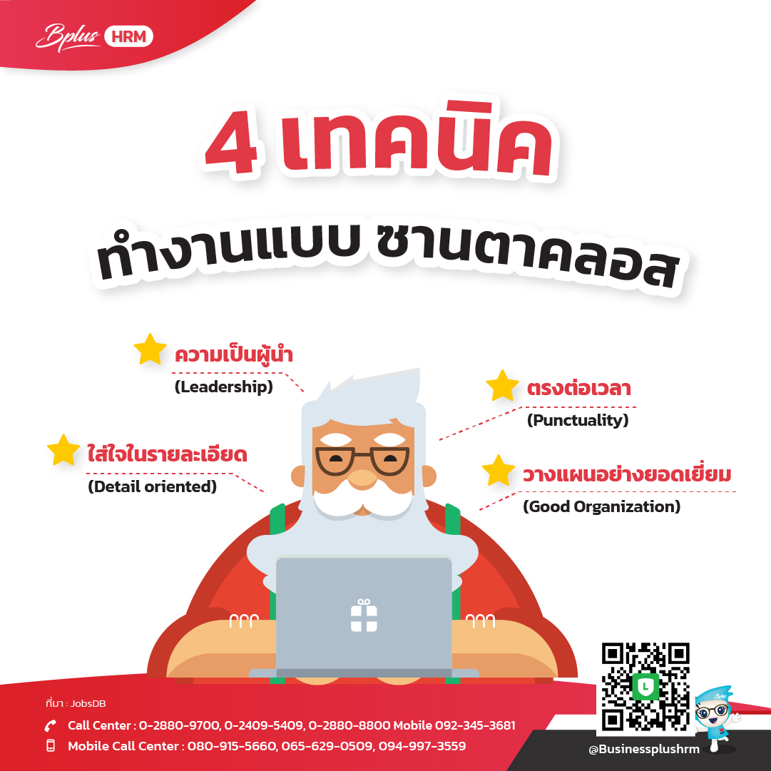 4 เทคนิคทำงานแบบ ซานตาคลอส
