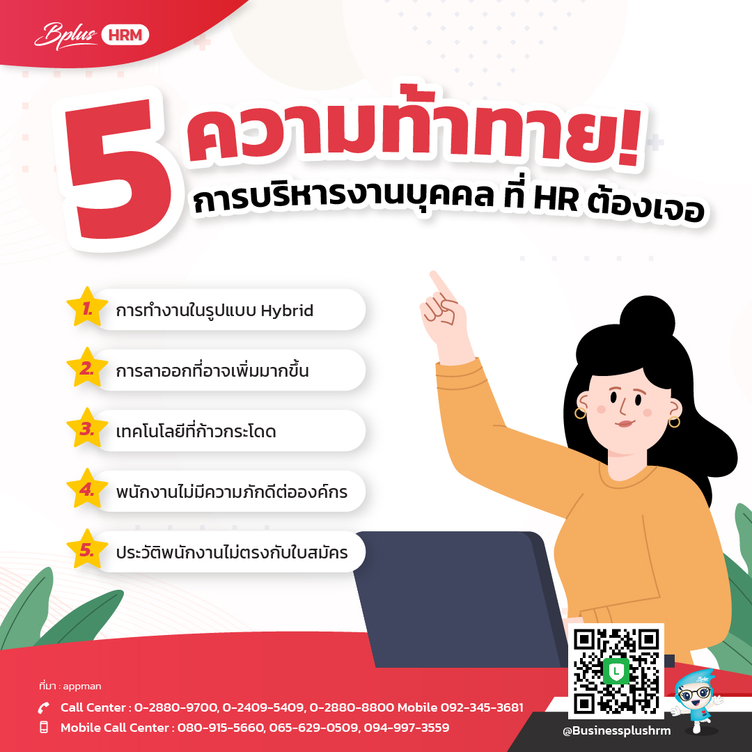 5 ความท้าทายการบริหารงานบุคคล ที่ HR ต้องเจอ