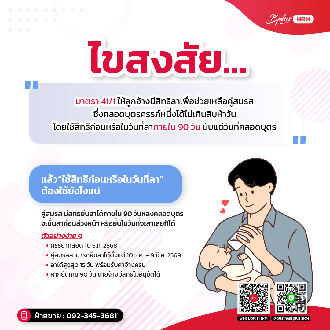 ไขสงสัย … “ใช้สิทธิก่อนหรือในวันที่ลา” ต้องใช้ยังไงแน่