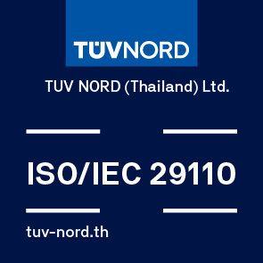 ได้รับการรับรองมาตรฐานสากลด้านวิศวกรรมซอฟต์แวร์ ISO/IEC 29110 : 2011 จาก TUV NORD