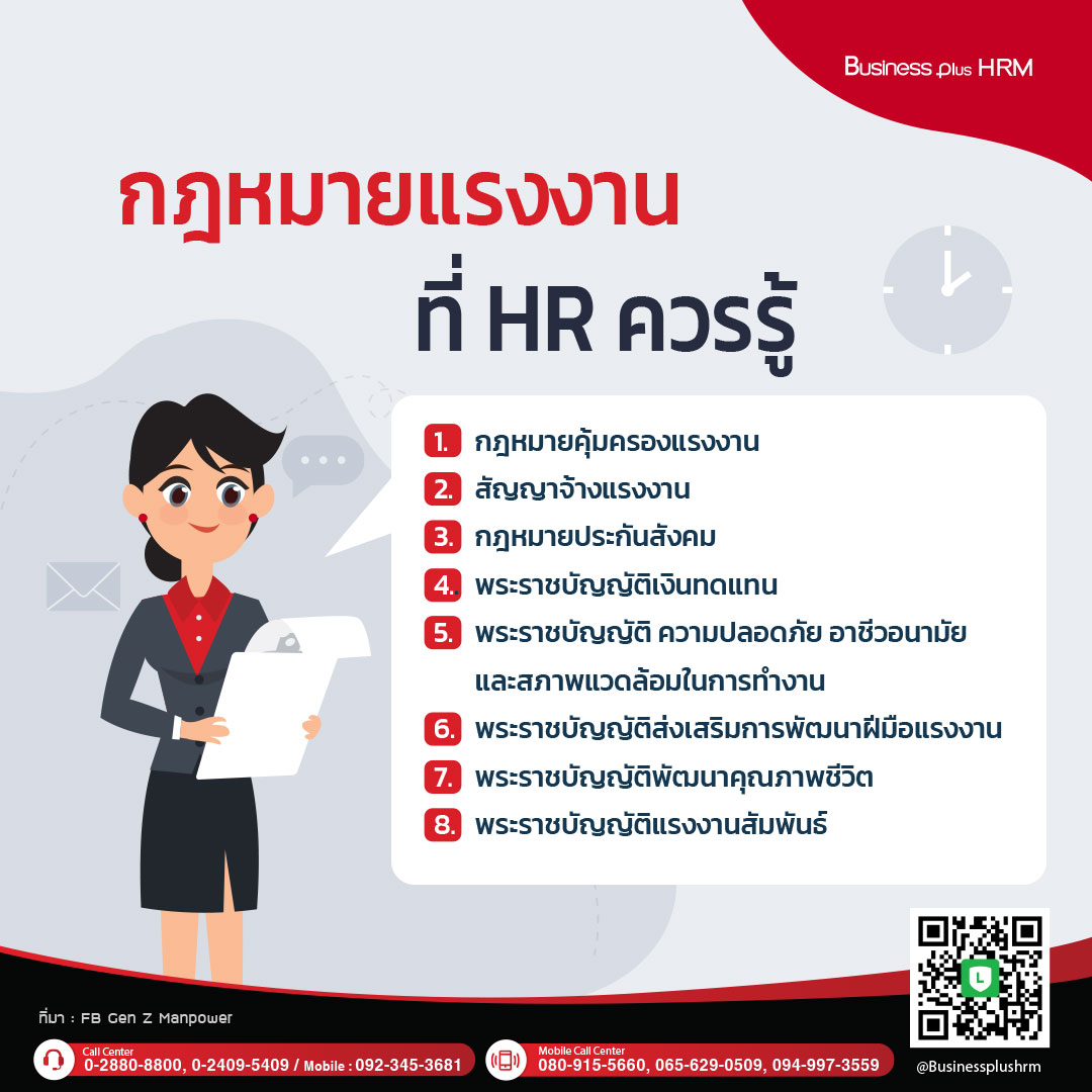 กฎหมายแรงงานที่ HR ควรรู้