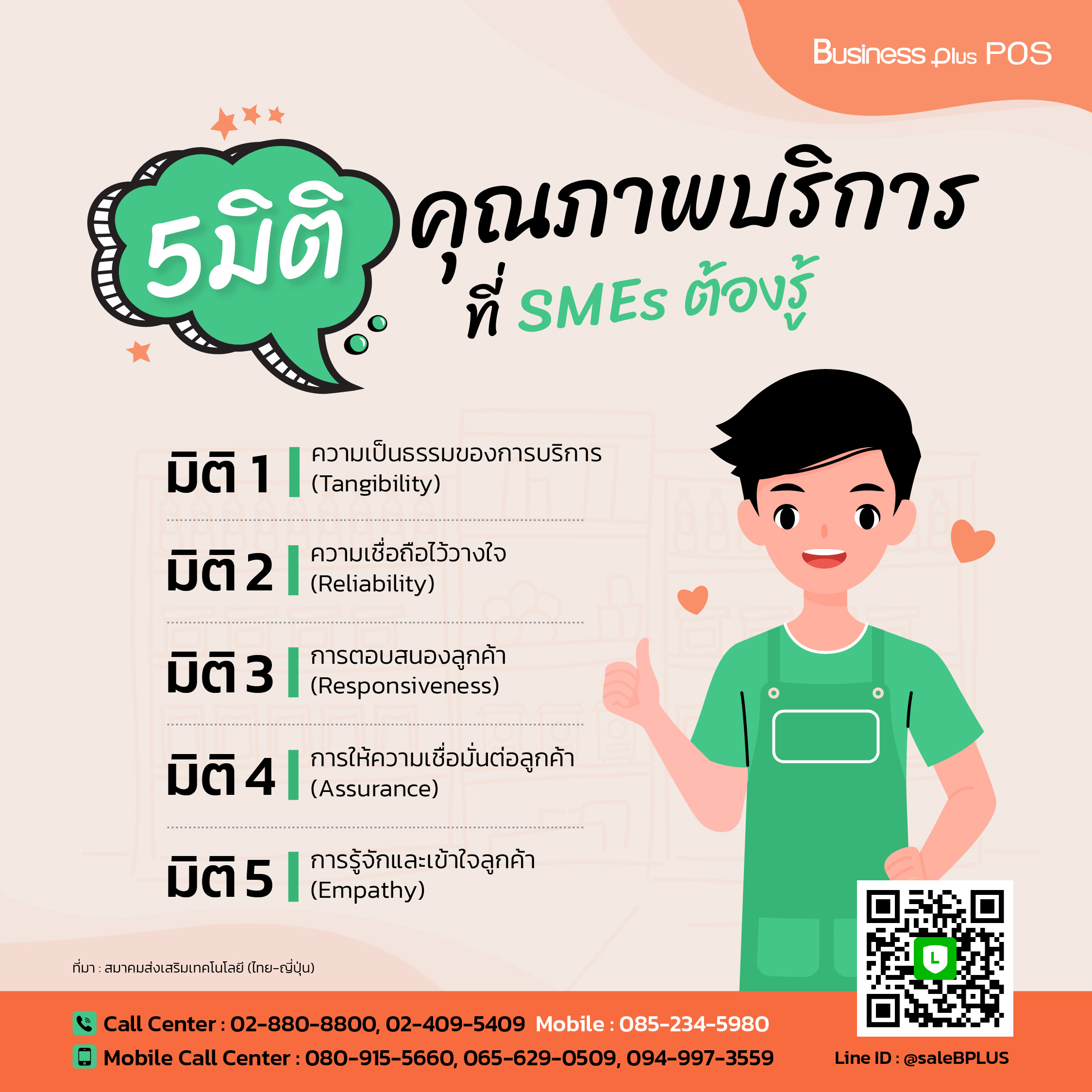 5 มิติคุณภาพบริการที่ SMEs ต้องรู้