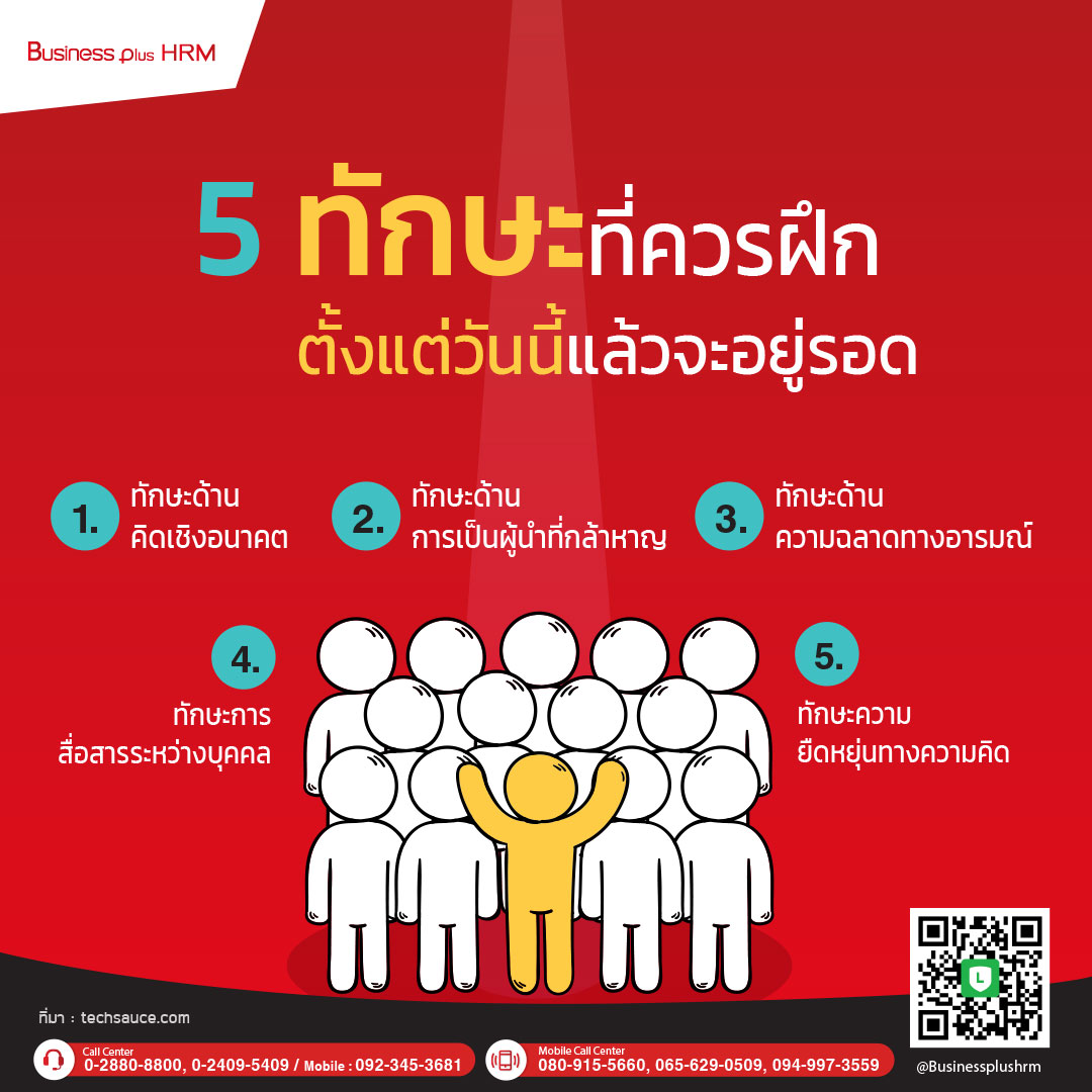 5 ทักษะที่ควรฝึกตั้งแต่วันนี้แล้วจะอยู่รอด