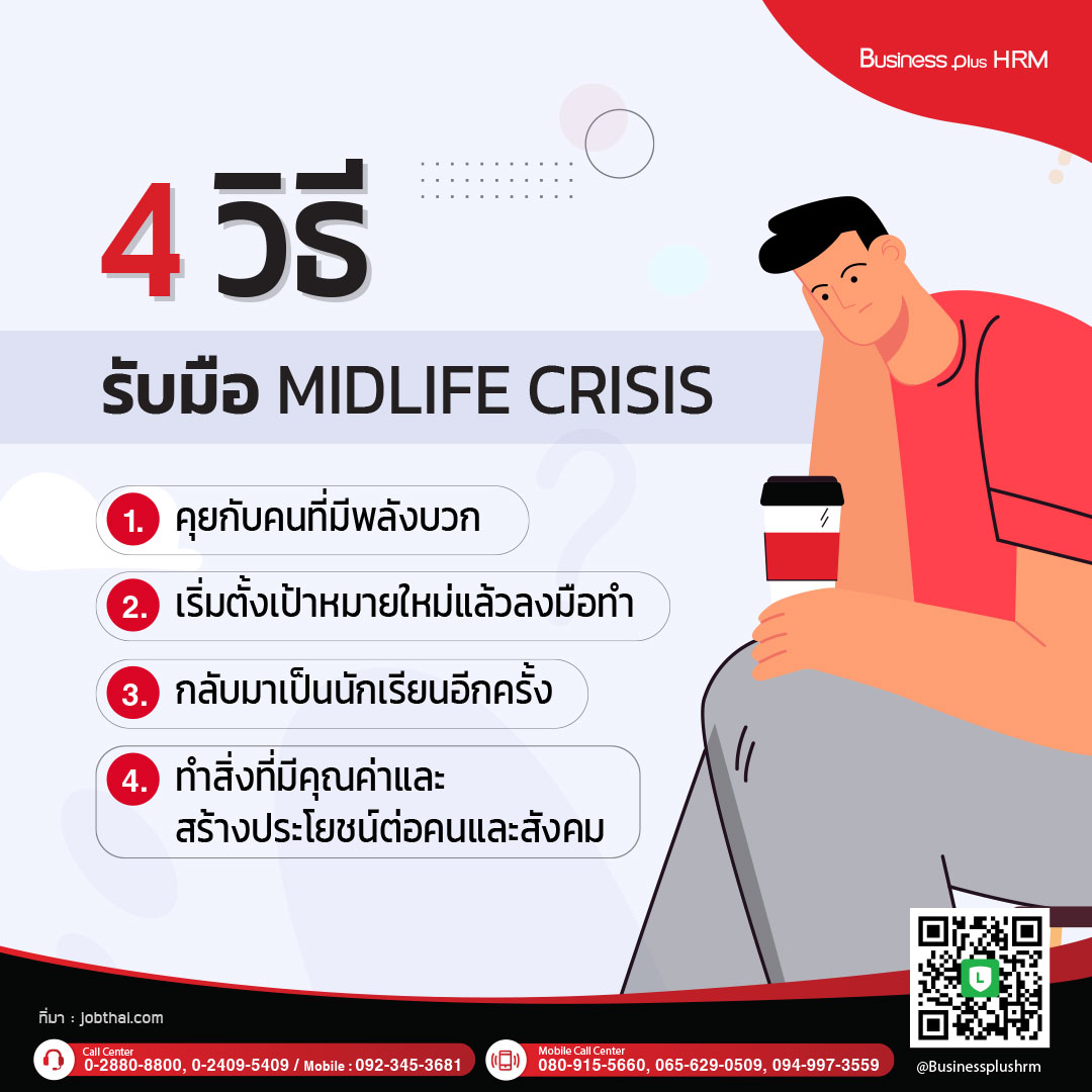 4 วิธีรับมือเมื่อวิกฤติวัยกลางคนทำให้เราหมดไฟ (MIDLIFE CRISIS)