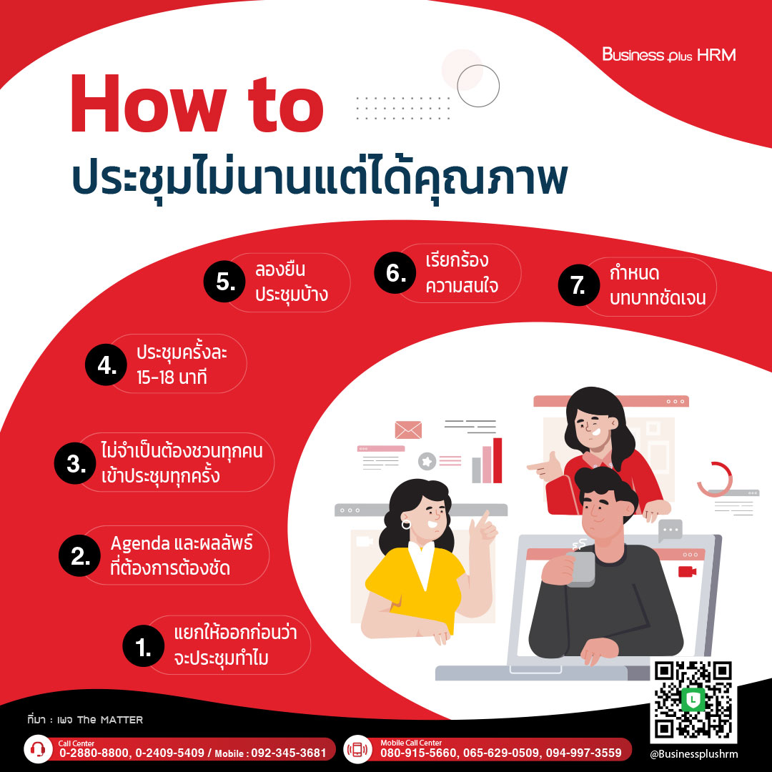 How to ประชุมไม่นานแต่ได้คุณภาพ