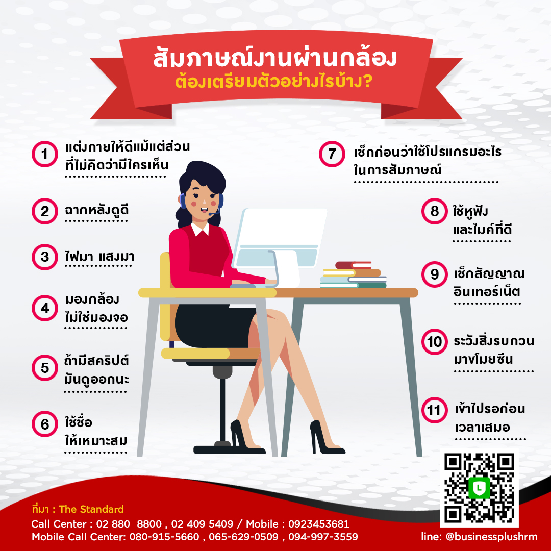 สัมภาษณ์งานผ่านกล้อง ต้องเตรียมตัวอย่างไรบ้าง