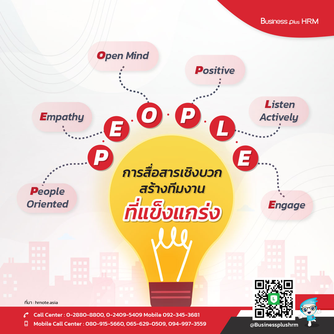 P – E – O – P – L – E  การสื่อสารเชิงบวก สร้างทีมงานที่แข็งแกร่ง.jpg