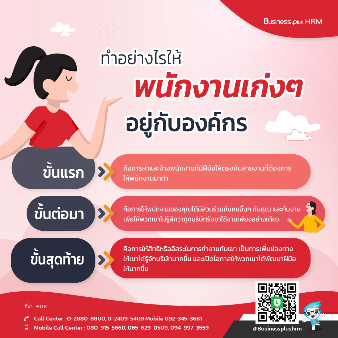 ทำอย่างไรให้พนักงานเก่งๆ อยู่กับองค์กร