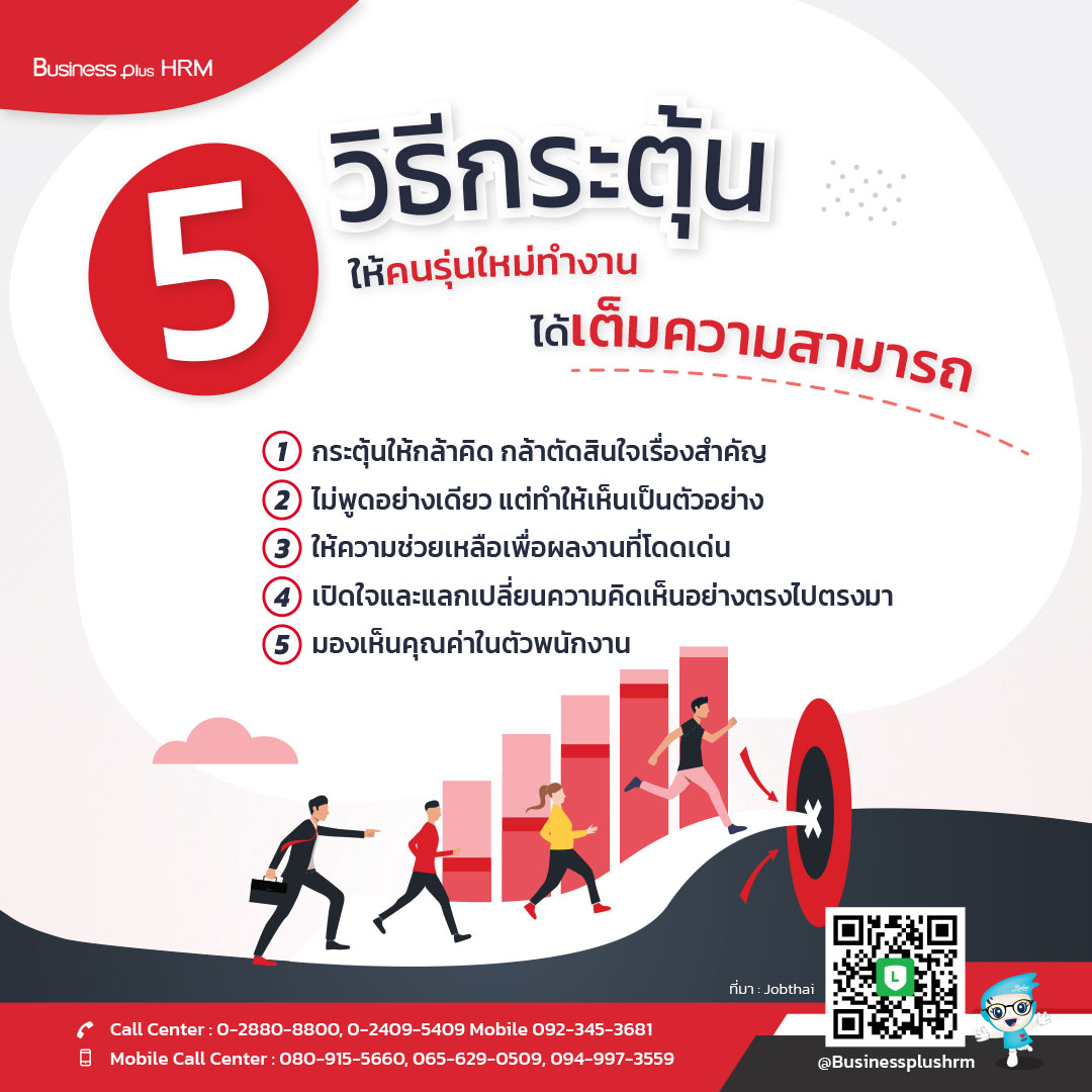 5 วิธีกระตุ้นให้คนรุ่นใหม่ทำงานได้เต็มความสามารถ