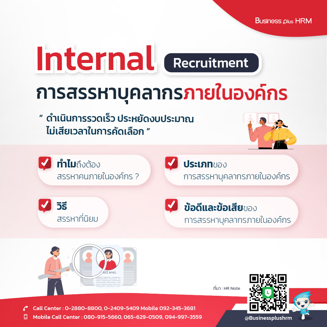 Internal Recruitment  การสรรหาบุคลากรภายในองค์กร