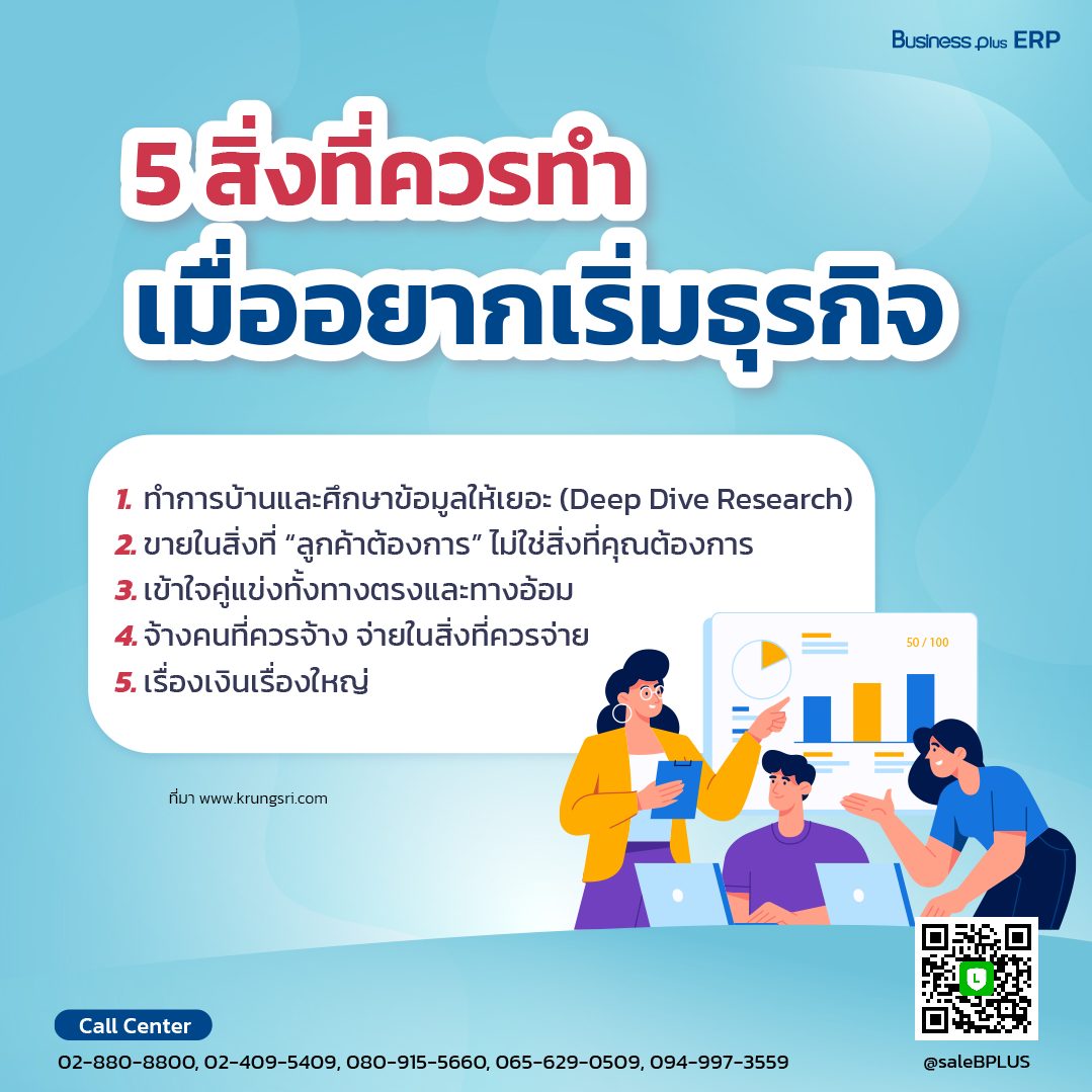 5 สิ่งที่ควรทำเมื่ออยากเริ่มธุรกิจ