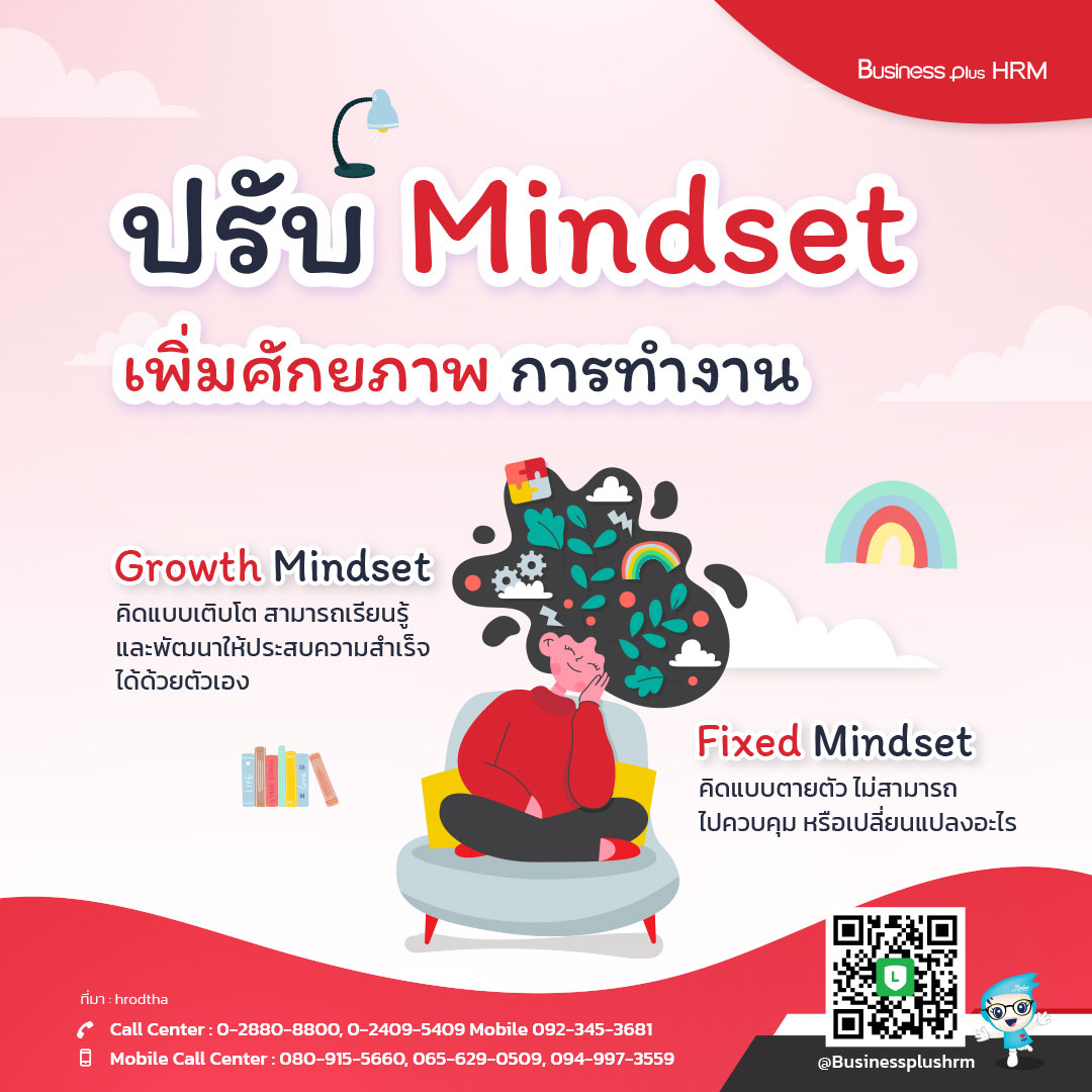 ปรับ Mindset เพิ่มศักยภาพ การทำงาน