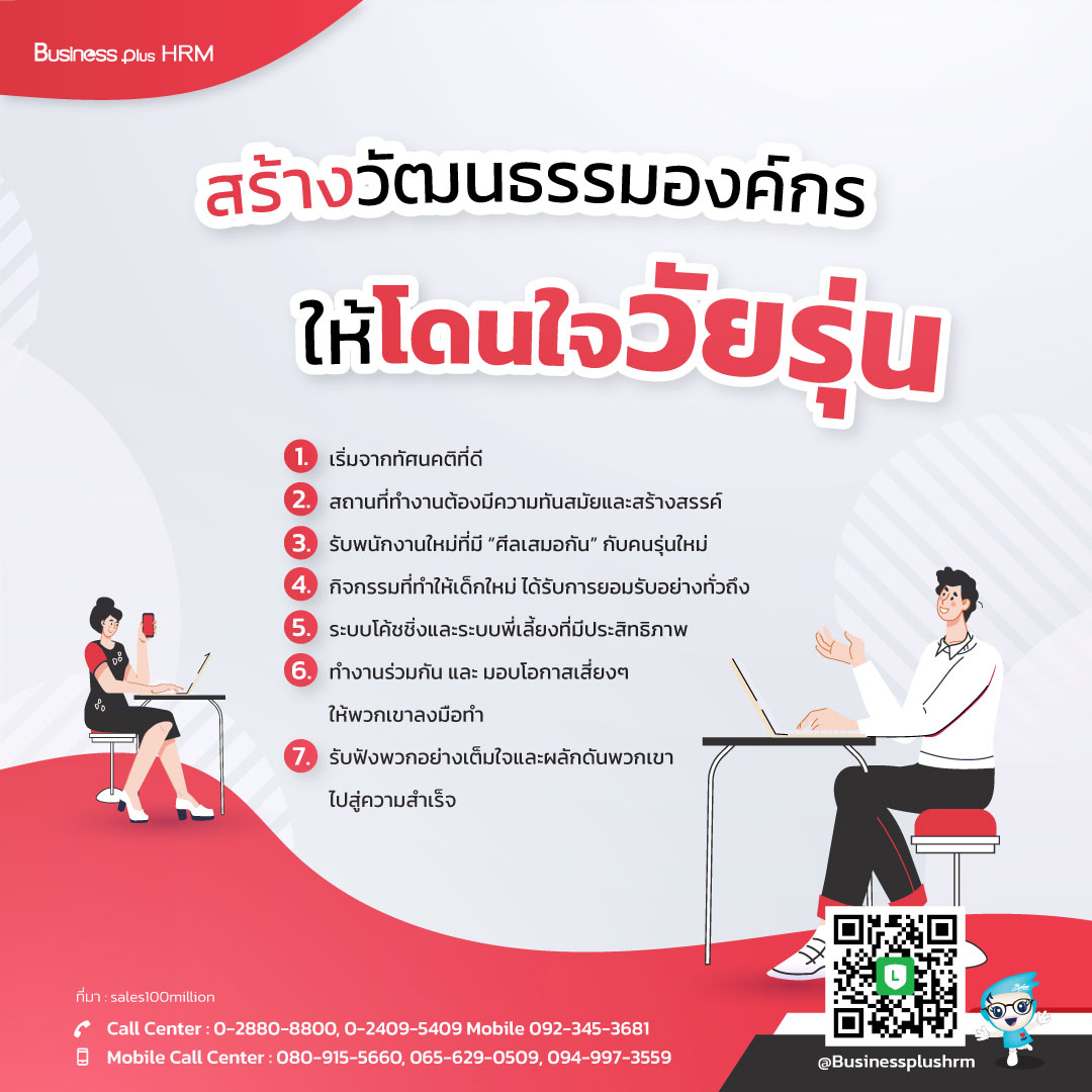 สร้างวัฒนธรรมองค์กร ให้โดนใจวัยรุ่น