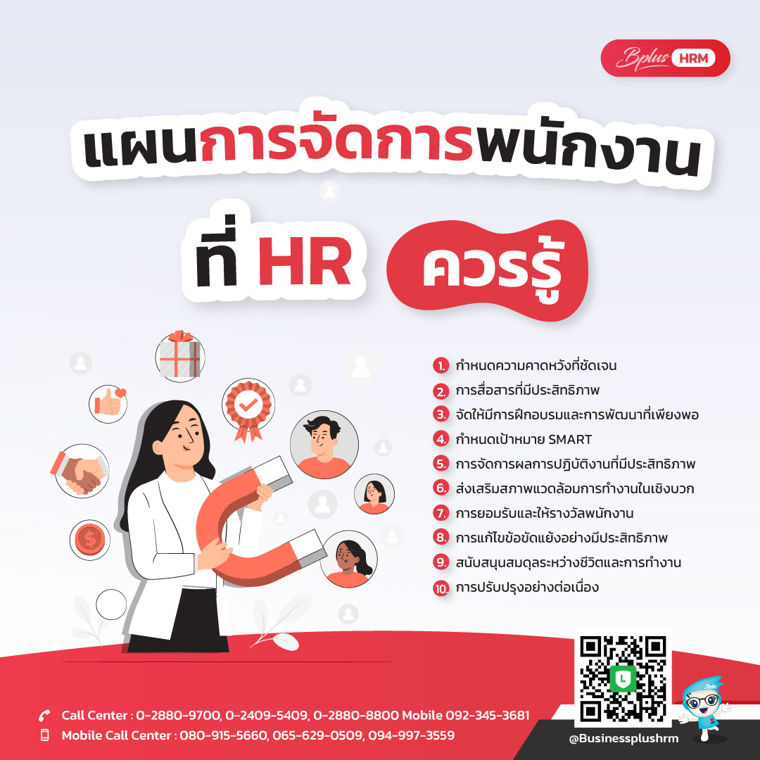 แผนการจัดการพนักงานที่ HR ควรรู้