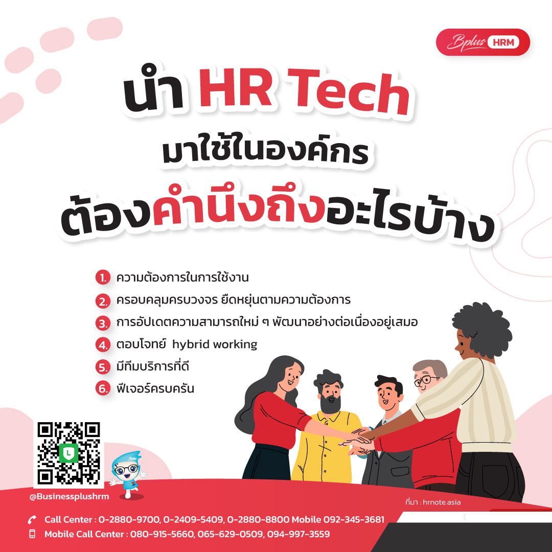 นำ HR Tech มาใช้ในองค์กร ต้องคำนึงถึงอะไรบ้าง