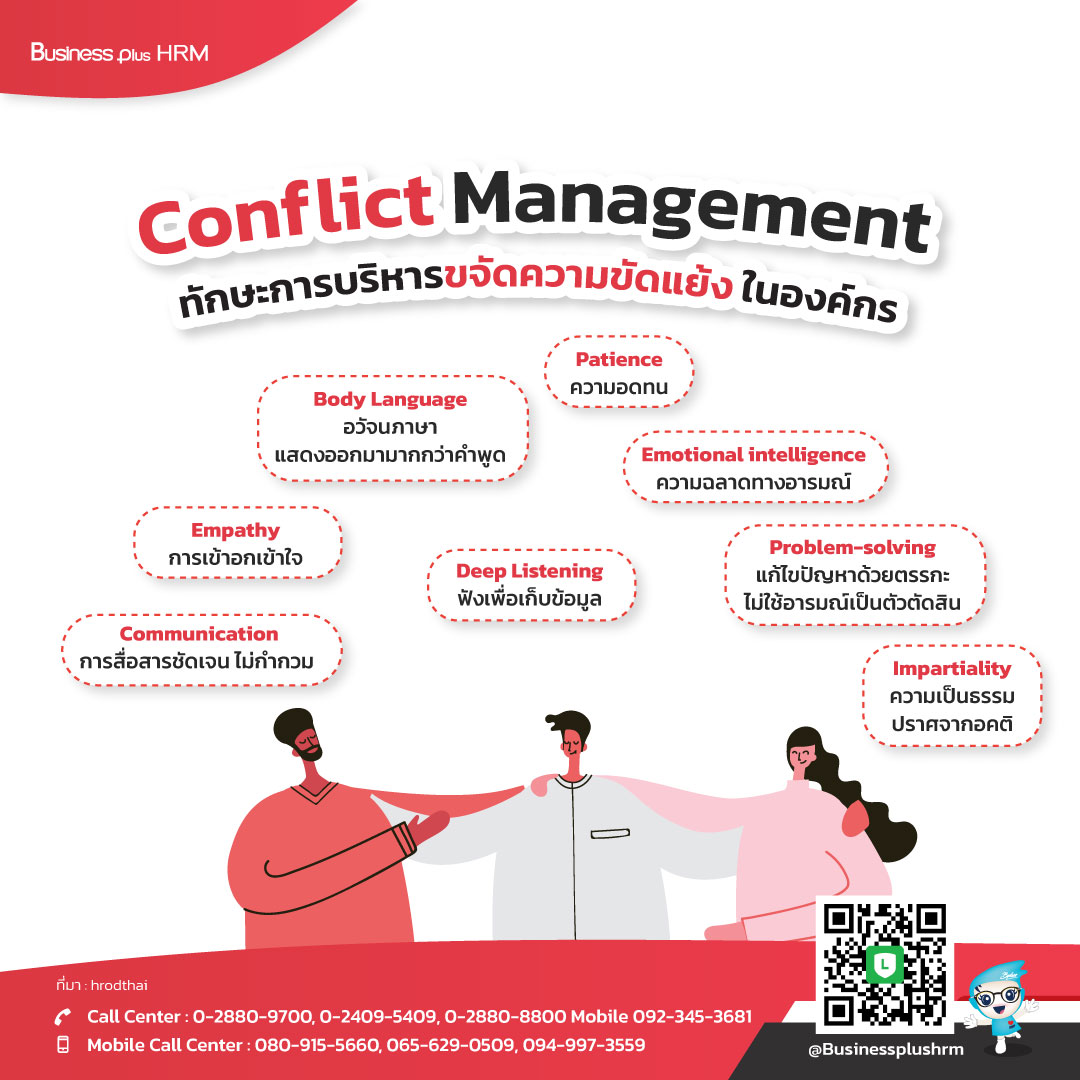 Conflict Management   ทักษะการบริหารขจัดความขัดแย้ง ในองค์กร