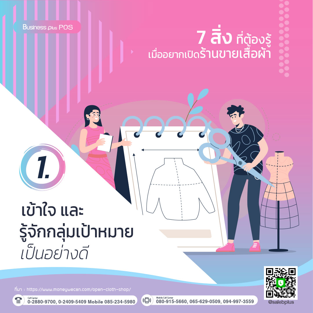 7 สิ่งที่ต้องรู้เมื่ออยากเปิดร้านขายเสื้อผ้า