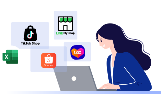 Bplus ERP กับโปรแกรมเชื่อมโยง E-Commerce