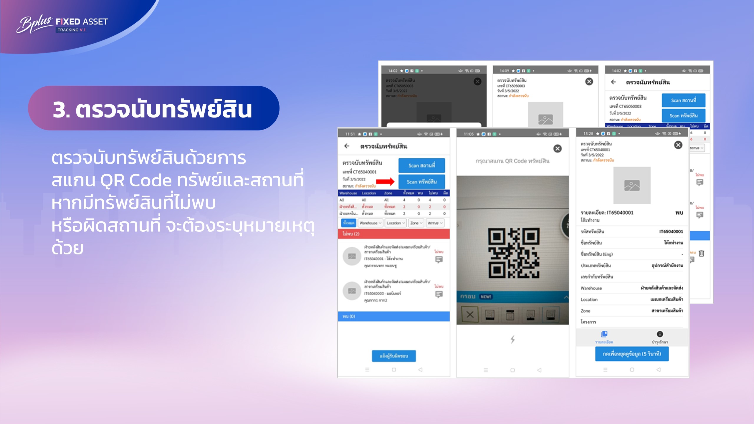 Tracking Fixed Assets, asset tracking software, โปรแกรมจัดการทรัพย์สิน, โปรแกรมตรวจนับทรัพย์สิน, การตรวจนับทรัพย์สิน, แอปตรวจนับทรัพย์สิน, ระบบตรวจนับทรัพย์สิน, ตรวจนับทรัพย์สิน, โปรแกรมตรวจนับทรัพย์สิน, โปรแกรมบริหารจัดการทรัพย์สิน, Asset Management, Fixed Asset Tracking, ซอฟต์แวร์จัดการทรัพย์สิน, โปรแกรมติดตามทรัพย์สิน, โปรแกรมทรัพย์สิน 