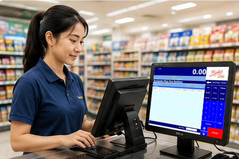 Bplus POS สำหรับร้านค้าปลีกและ Minimart บริหารหลายสาขาจากส่วนกลางพร้อมข้อมูล Real-time